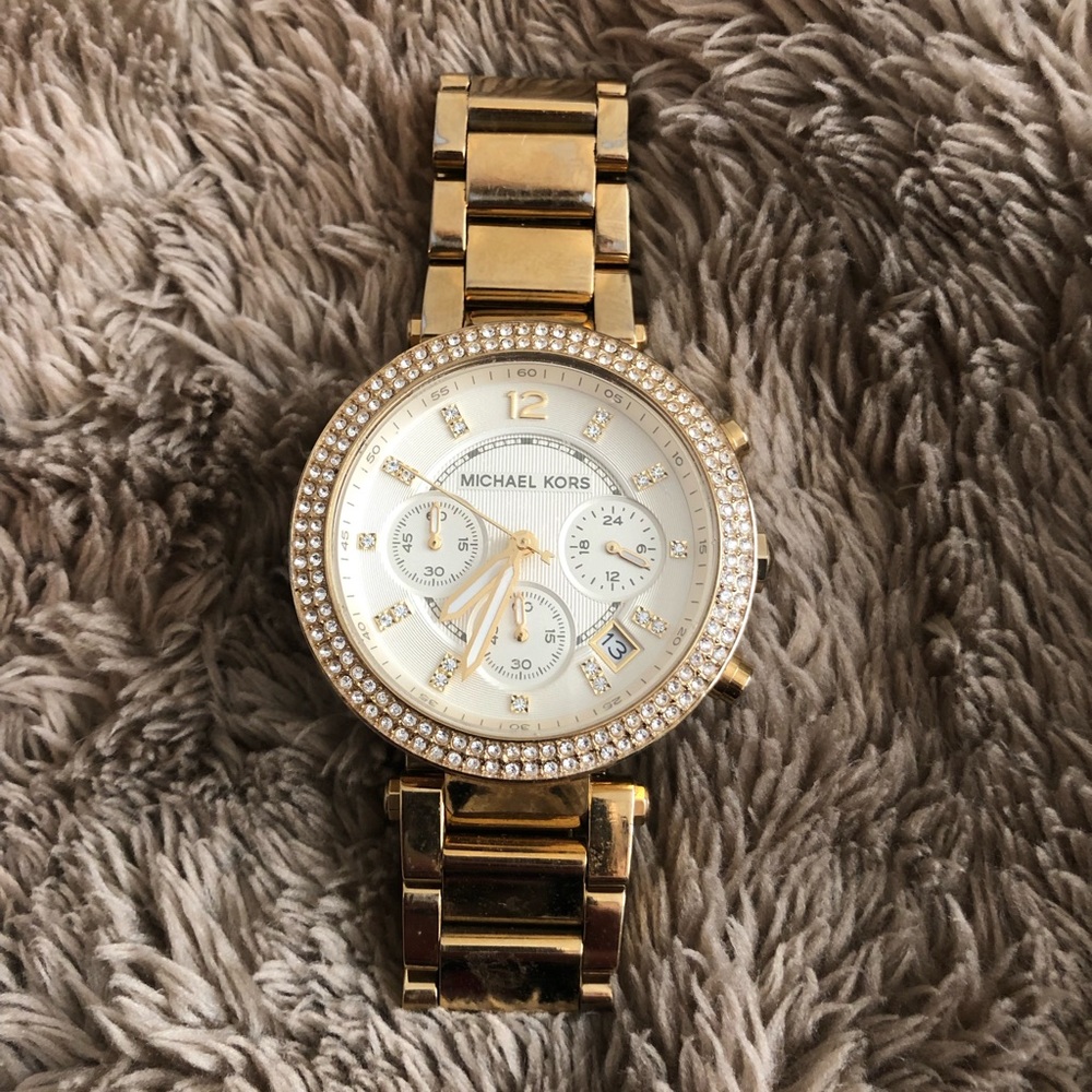 Authentic MK Gold Watch